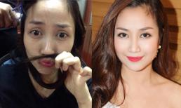 Ngắm "mặt thật - mặt giả" của mỹ nhân Việt (P29)