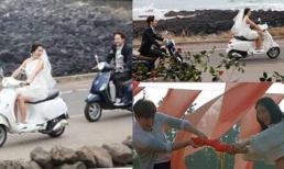 Thêm loạt ảnh đi xe máy cực lãng mạn của Park Shin Hye và Jang Geun Suk