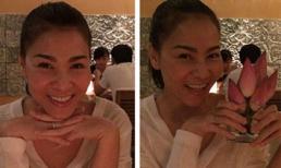 Thu Minh khoe mặt mộc đẹp không tỳ vết