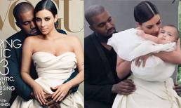 Kim chụp ảnh cưới, lần đầu khoe con trên tạp chí