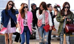 SNSD đã ra sân bay chuẩn bị sang Việt Nam