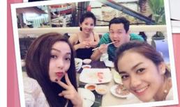   Minh Hằng nhí nhảnh khoe ảnh mừng sinh nhật mẹ