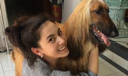 Những khoảnh khắc cực yêu của "ma nữ đẹp nhất Thái Lan" bên cún cưng