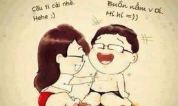 "Mình ơi, em mặc quần nhé"!