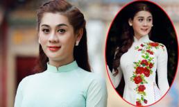 Lâm Chi Khanh đẹp như thiếu nữ với áo dài truyền thống