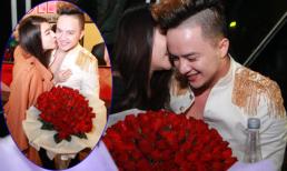 Sau tuyên bố giải nghệ, Cao Thái Sơn tặng người yêu 99 bông hồng