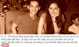 Mai Phương Thúy lại tiếp tục 'đạt mốc' chiều cao khủng mới