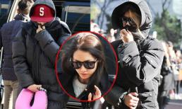 SNSD trùm áo kín mít, diễn tập trong thời tiết lạnh giá