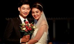 Bích Trâm rạng rỡ làm cô dâu bên Trọng Nhân