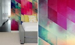 Nhà ấn tượng với gạch trang trí họa tiết hình học