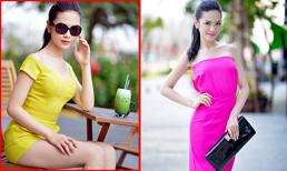 Á khôi Phương Thảo đẹp hút mắt với sắc hồng