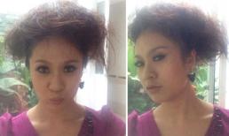 Hốt hoảng với tóc 'tổ quạ' mới của Thanh Thúy 