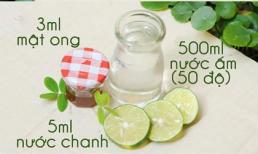 Giảm cân nhanh chóng với hỗn hợp chanh, mật ong