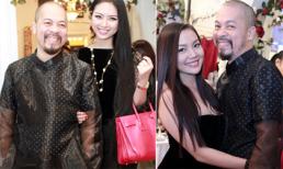 Đức Hùng diện áo trong suốt, cầm tay và ôm ấp người đẹp