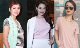 Sao Việt ngọt ngào cùng bộ đôi pastel và trắng