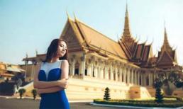 Vẻ đẹp rạng rỡ của Dương Hiểu Ngọc tại cung điện hoàng gia Campuchia