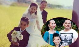 Kim Hiền hé lộ ảnh cưới ba người hạnh phúc