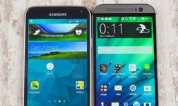 So sánh Samsung Galaxy S5 với HTC One M8 