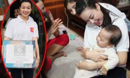 Top 10 Hoa hậu Việt Nam Trương Tùng Lan xinh đẹp đi làm từ thiện
