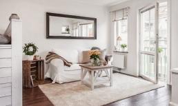 Căn hộ có giường ngủ nằm trong phòng khách mà vẫn riêng tư