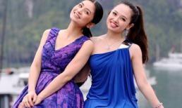 Diệu Hương cùng MC Ngọc Trang thả dáng trên du thuyền sang trọng