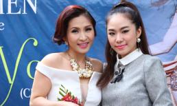 Lương Bích Hữu kín đáo, thanh lịch đến mừng đàn chị Ngọc Liên