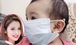 Jennifer Phạm cho con gái đi tiêm phòng sởi