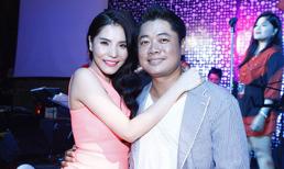 Kiwi Ngô Mai Trang ôm ấp ông xã trong tiệc sinh nhật