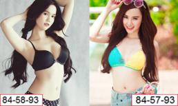 Phương Trinh khoe eo nhỏ hơn Ngọc Trinh 1cm gây chú ý