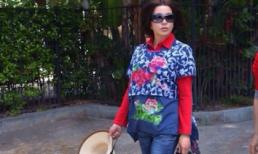 Lưu Hiểu Khánh U60 vẫn "cưa sừng" với thời trang quê kiểng