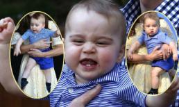 Biểu cảm ngộ nghĩnh của hoàng tử Goerge khiến người hâm mộ "điêu đứng"