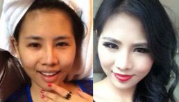 Em gái Can Lộ Lộ khoe mặt mộc đen nhẻm với nghi án gọt cằm 