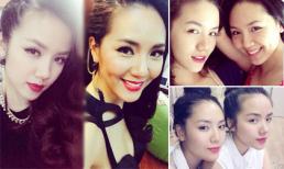 Phương Linh đọ sắc 'một chín một mười' với em gái