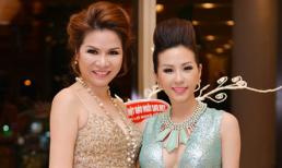 Hoa hậu Thu Hoài "đọ dáng" kiêu sa bên hoa hậu Bùi Thị Hà