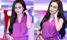Cao Thùy Linh "bất ngờ hiền dịu" với gam tím
