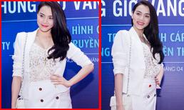 Trang Nhung mặc áo “xuyên thấu” đi ra mắt phim “Đồng tiền đen”