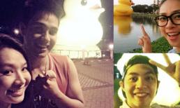 Vợ chồng Baggio và loạt sao Việt "tranh" nhau chụp hình với vịt khổng lồ