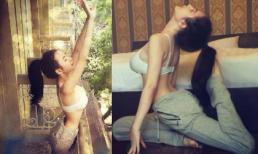 Phương Trinh khoe dáng tập yoga tuyệt đẹp