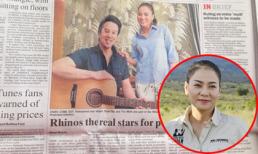 Truyền thông quốc tế đưa tin về Thu Minh