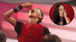 Việt Hương "rưng rưng" trước "siêu nhân" nhai bóng đèn