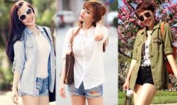 Học sao Việt cách mặc quần ngắn mát mẻ