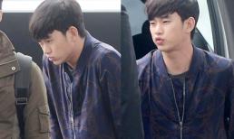 Kim Soo Hyun mặc đẹp, mặt nhăn nhó đáng yêu ở sân bay