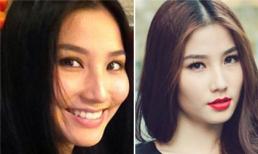 Làn da sao Việt biến đổi sau trang điểm