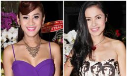 Việt Trinh "đọ" vai trần gợi cảm với Lâm Chi Khanh