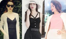 Hà Hồ trung thành với mốt monochrome