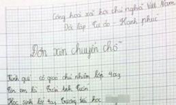 Những bức thư tình của trẻ tiểu học xôn xao dân mạng