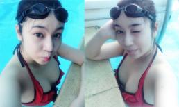 "Tình cũ" Cao Thái Sơn khoe ảnh gợi cảm, đáng yêu