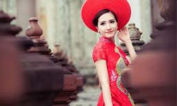 Dương Hiểu Ngọc khoe dáng cùng thiết kế áo dài tuyệt đẹp của Tommy Nguyễn