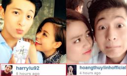 Hoàng Thùy Linh và Harry Lu rủ nhau tung ảnh thân mật trên trang cá nhân