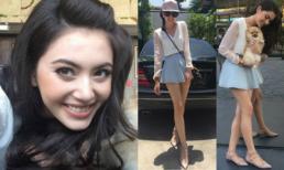 "Ma nữ" Mai Davika khoe chân dài thẳng tắp với váy siêu ngắn